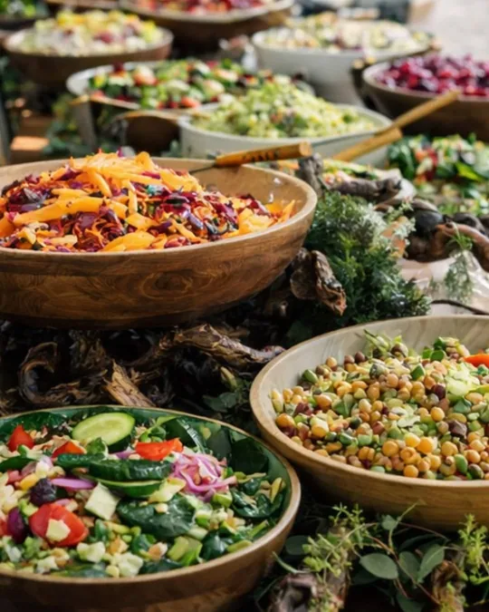 Salades fraîcheur pour buffet de brunch